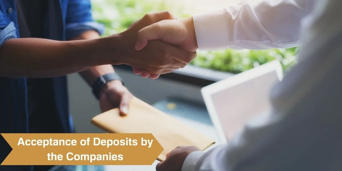 acceptance of deposits by the companies