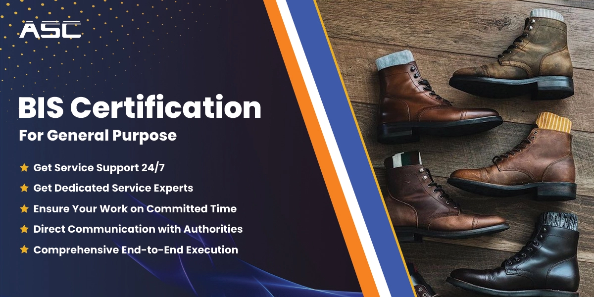 BIS Certification for Shoes For General Purpose IS 17043