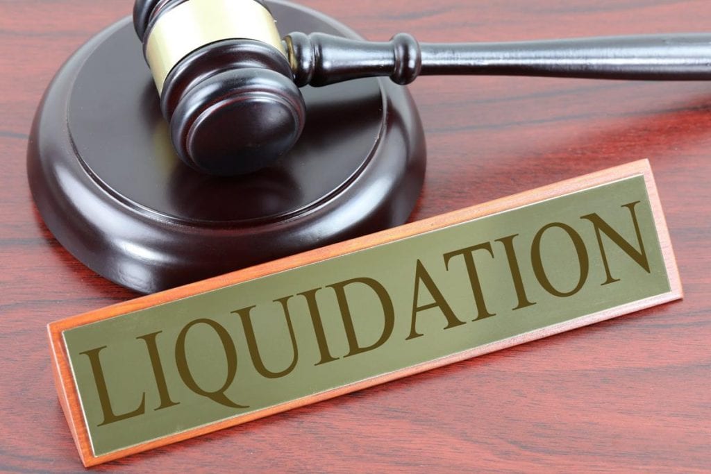 Substantial material required by CoC to approve liquidation